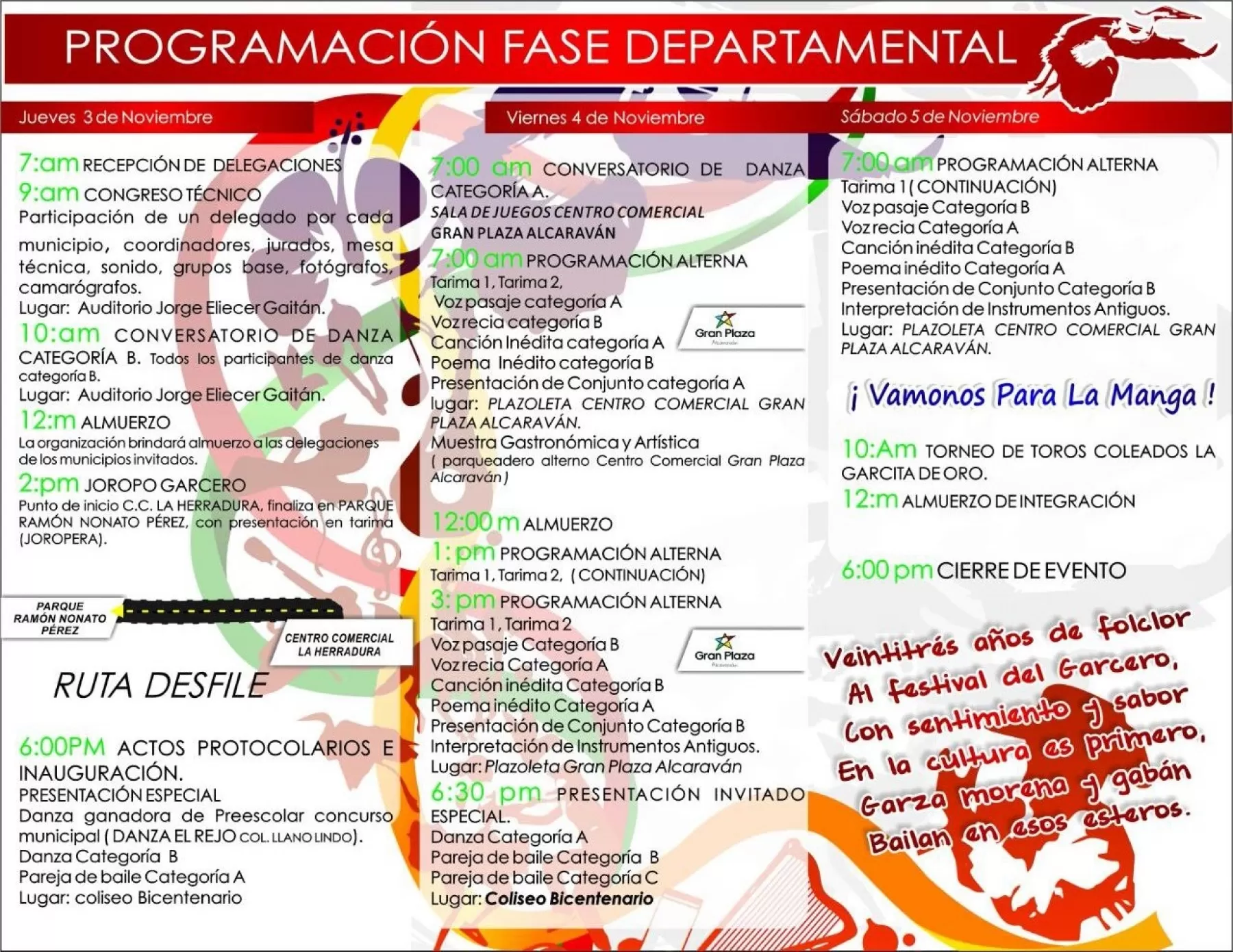 El fin de semana a disfrutar con el Garcero del Llano, en Yopal, Casanare.